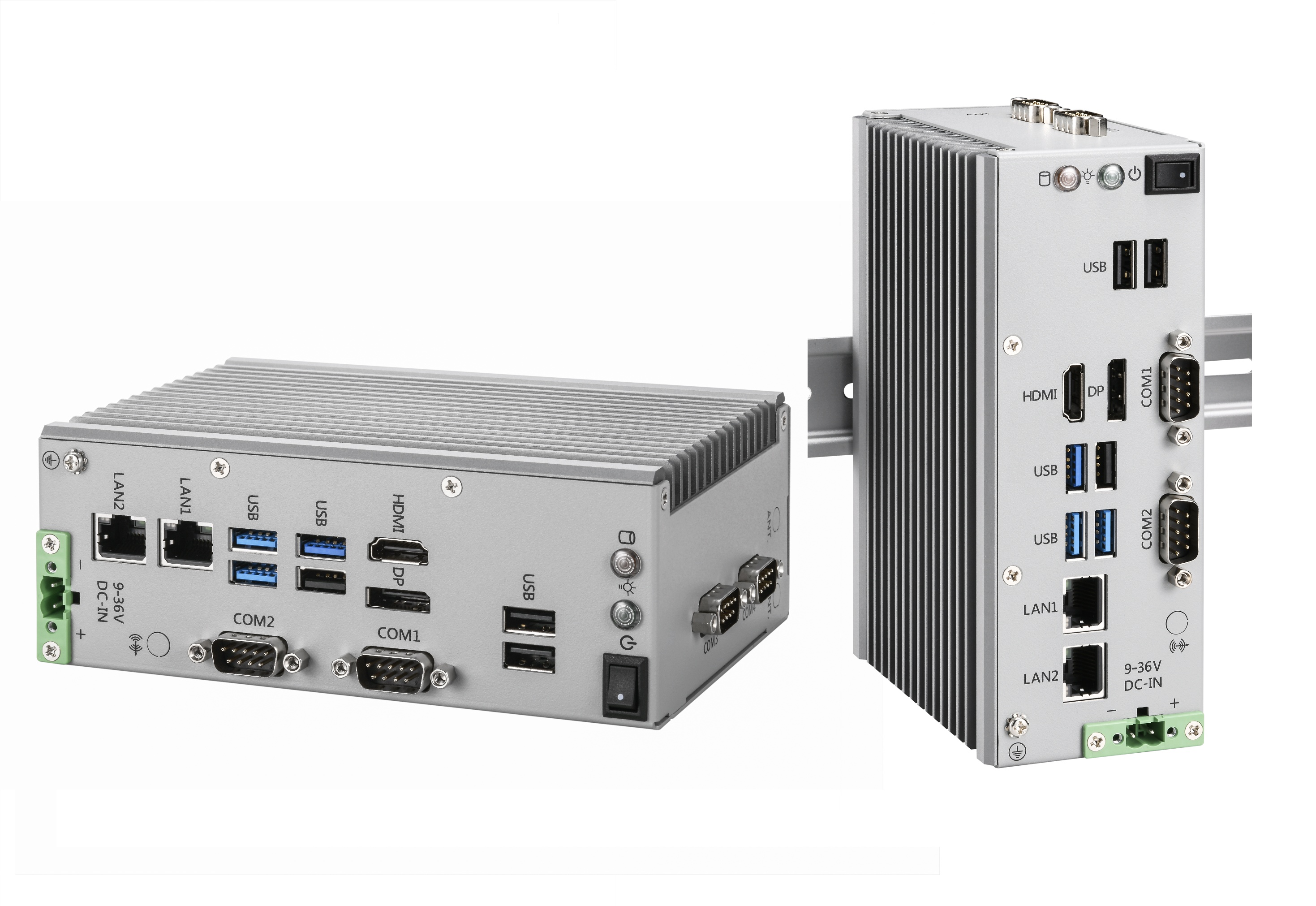 fanlessboxpc AES-1263 Alder Lake N97 WM/Din Rail